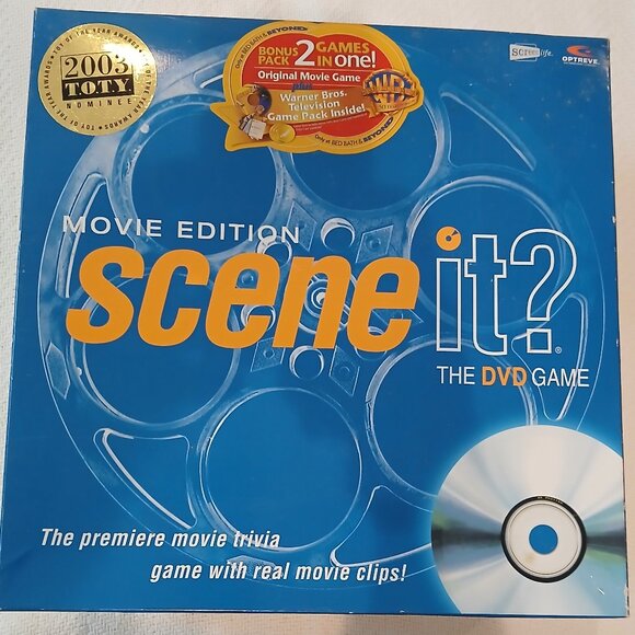 SCENE IT? THE DVD GAME (MOVIE EDITION) - MOVIE TRIVIA BOARD GAME - Picture 1 of 3